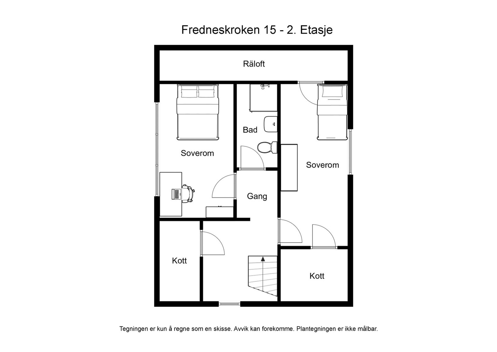 Plantegning 2.etg. Galleribilde