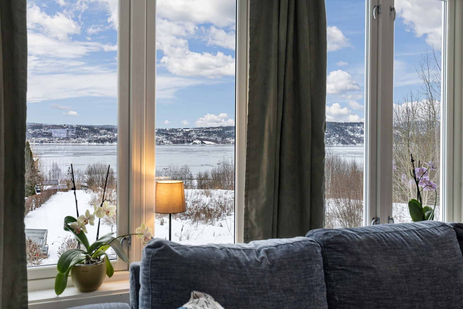 Nydelig utsikt rett fra sofaen. Galleribilde