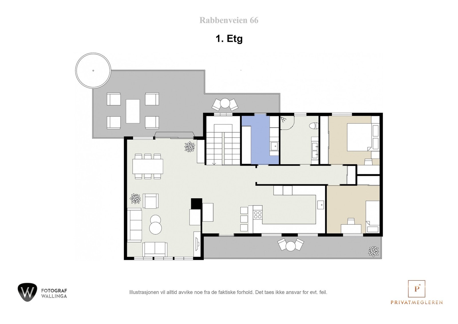 Plantegning 2. etasje Galleribilde