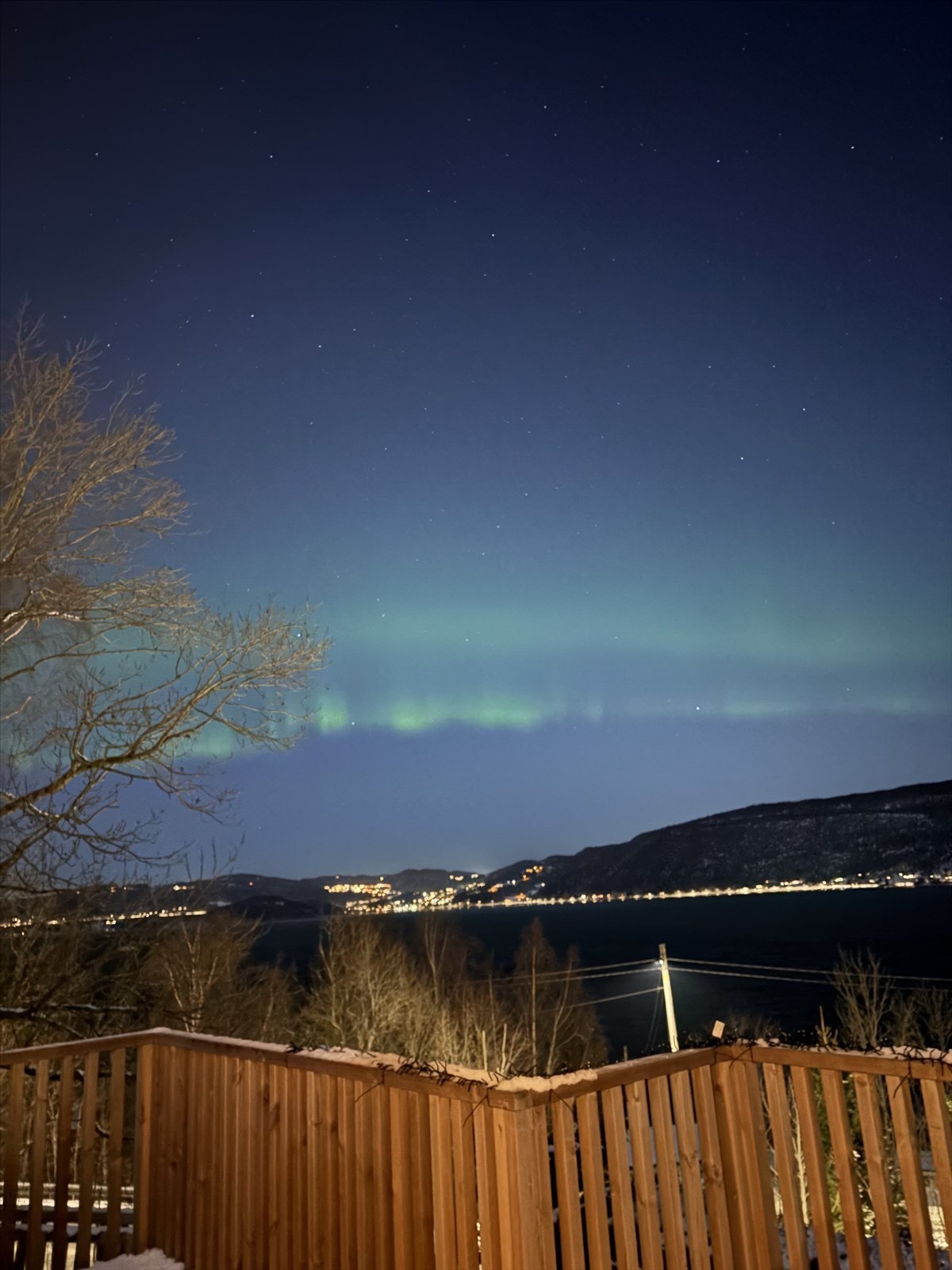 Utsikt/Nordlys - privat bilde Galleribilde