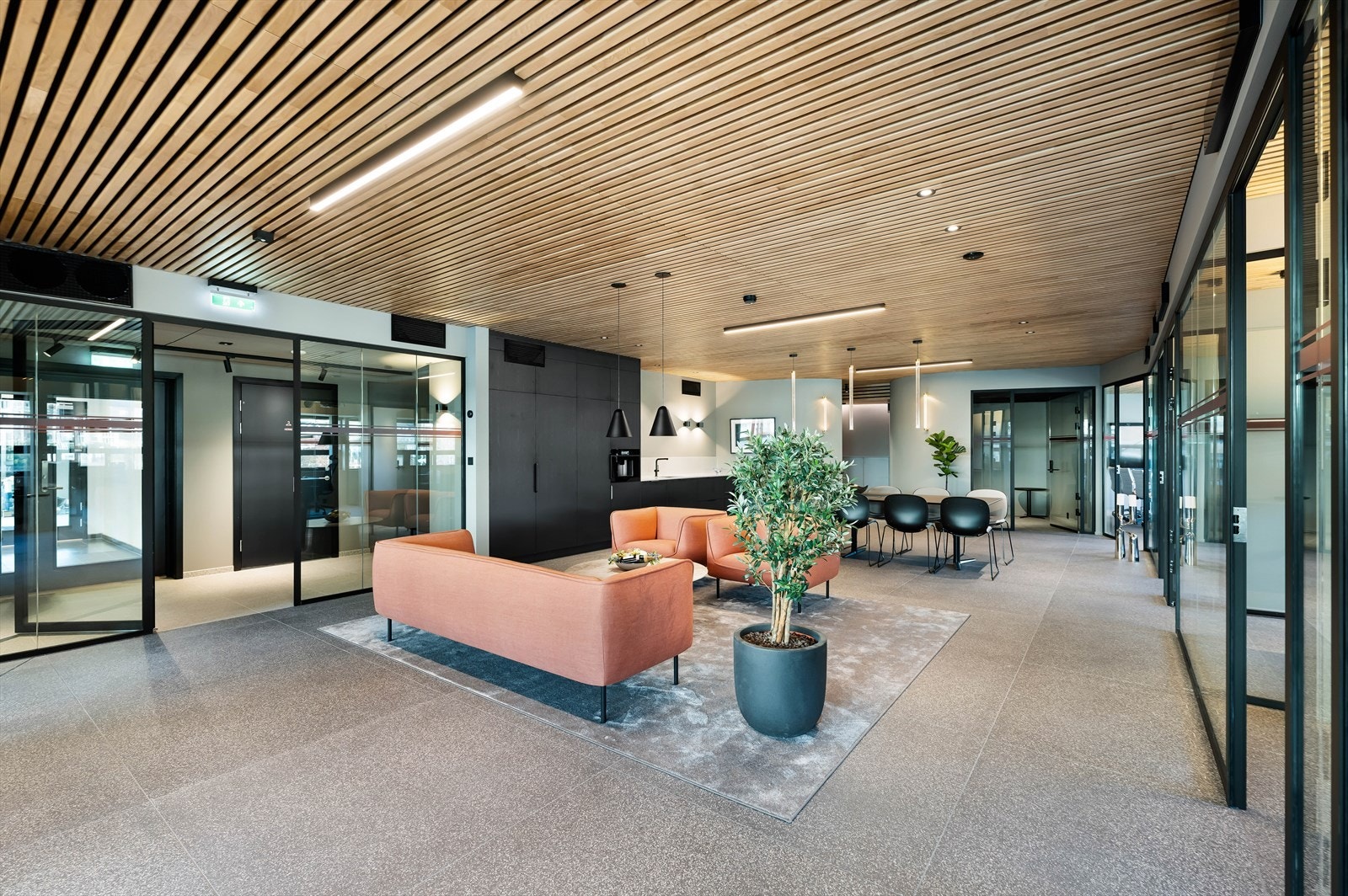 Bilde hentet fra innredet lokale i samme etasje som de ledige lokalene.