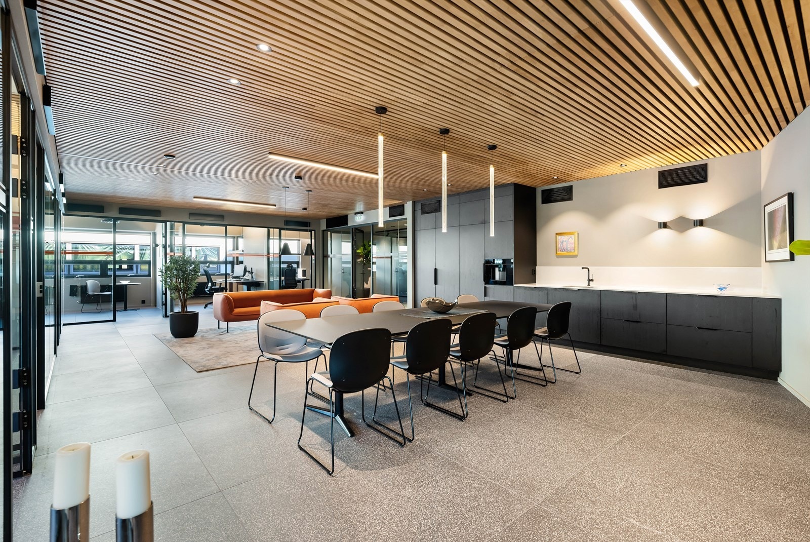 Bilde hentet fra innredet lokale i samme etasje som de ledige lokalene.