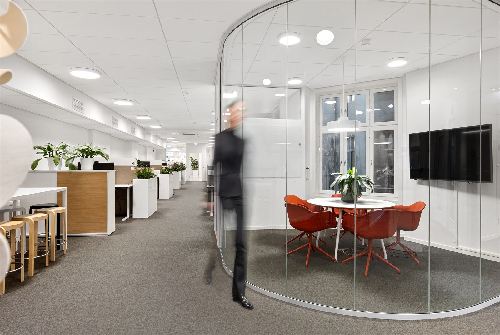 Arealeffektive lokaler med plass til mange arbeidsplasser (referanselokale i 4. etg) Galleribilde