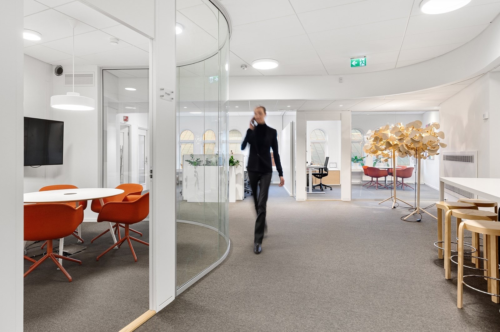 Gjennomgående lokaler fra Stortingsgaten til Prestegaten (referanselokale i 4. etg) Galleribilde