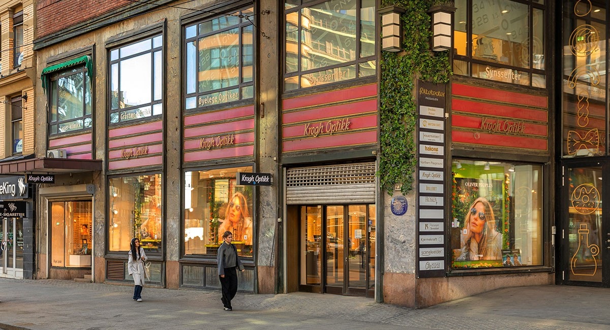 Butikklokalene ligger rett ved inngangen til Folketeaterpassasjen i Storgata Galleribilde