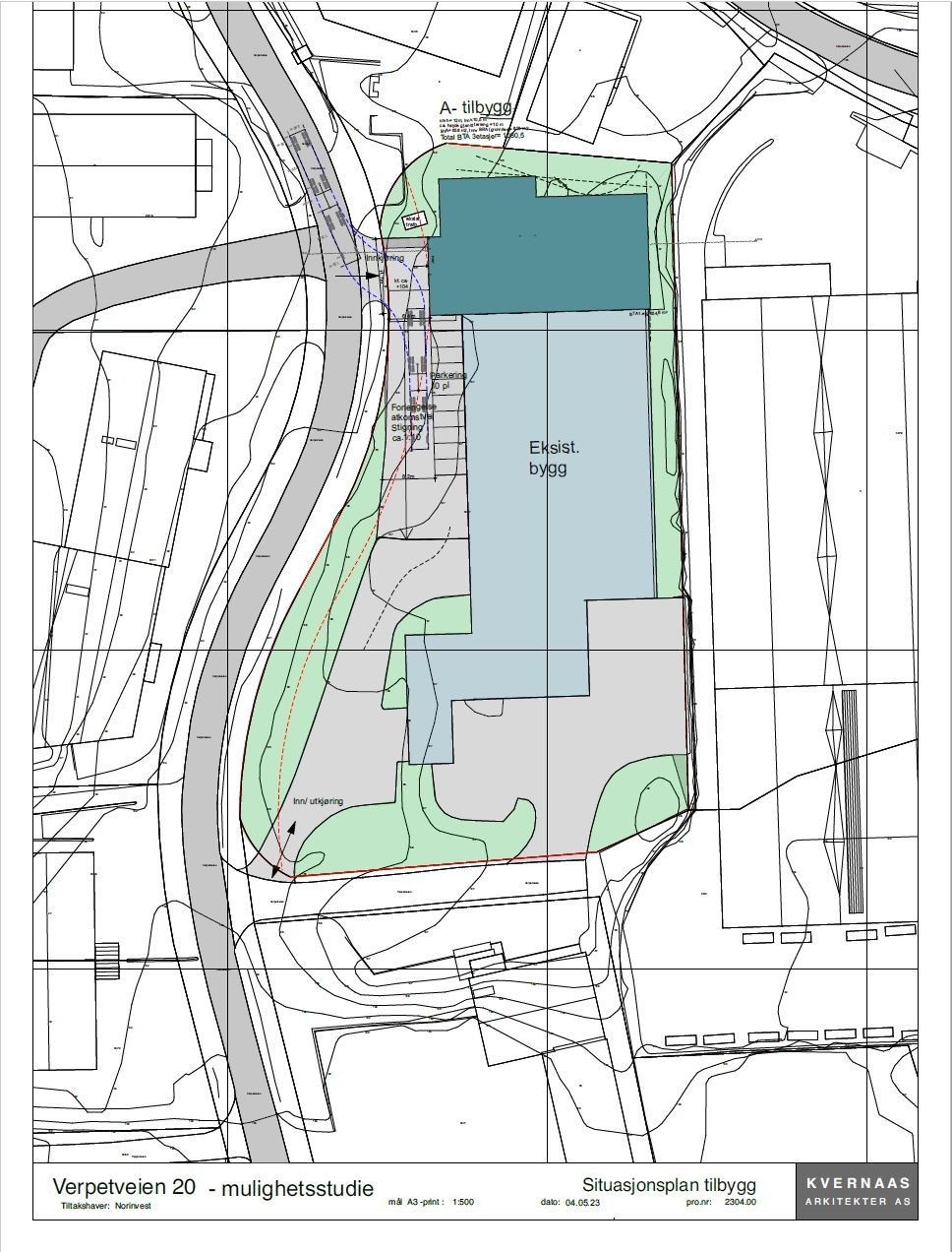 Utomhusplan Galleribilde