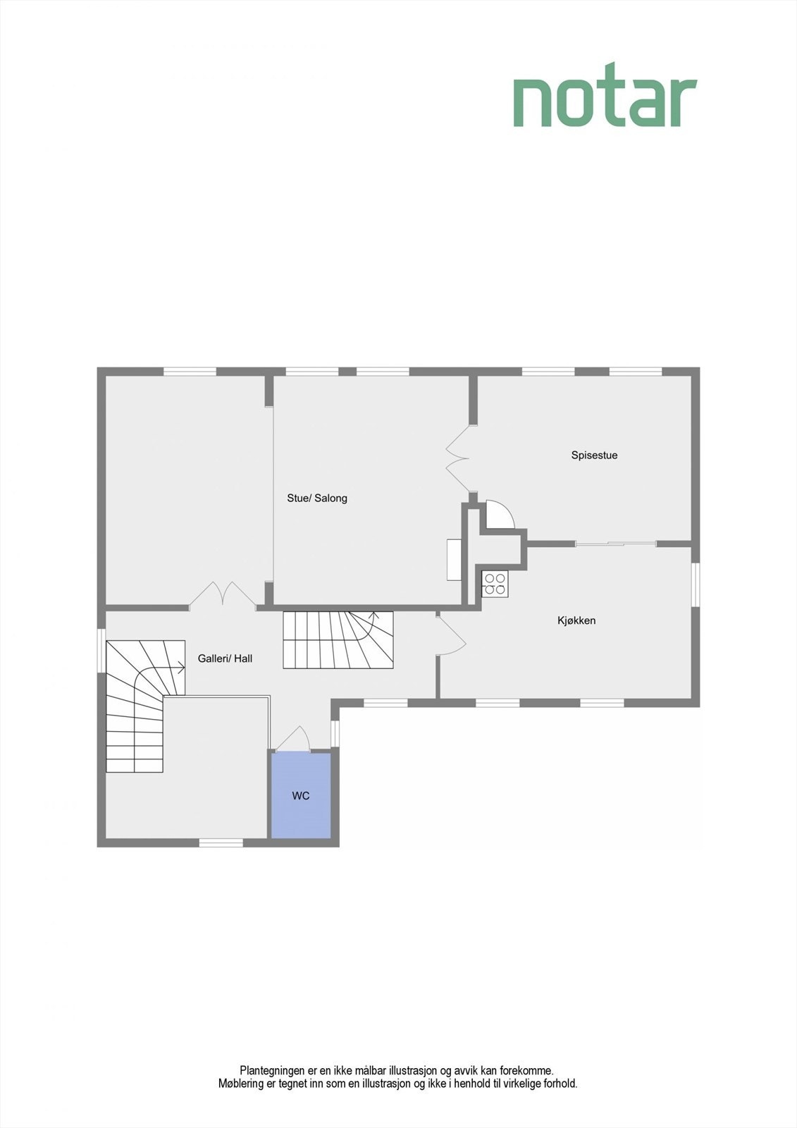 Bolig-Plan 2. etasje Galleribilde