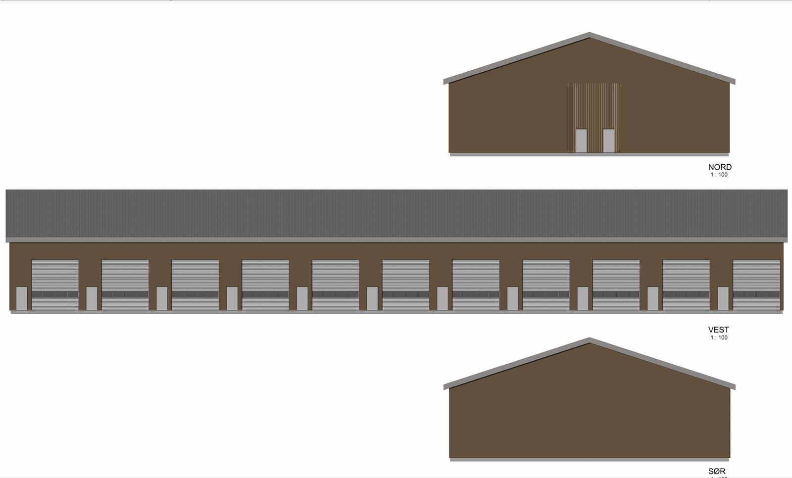 Fasader på godkjent bebyggelse Galleribilde