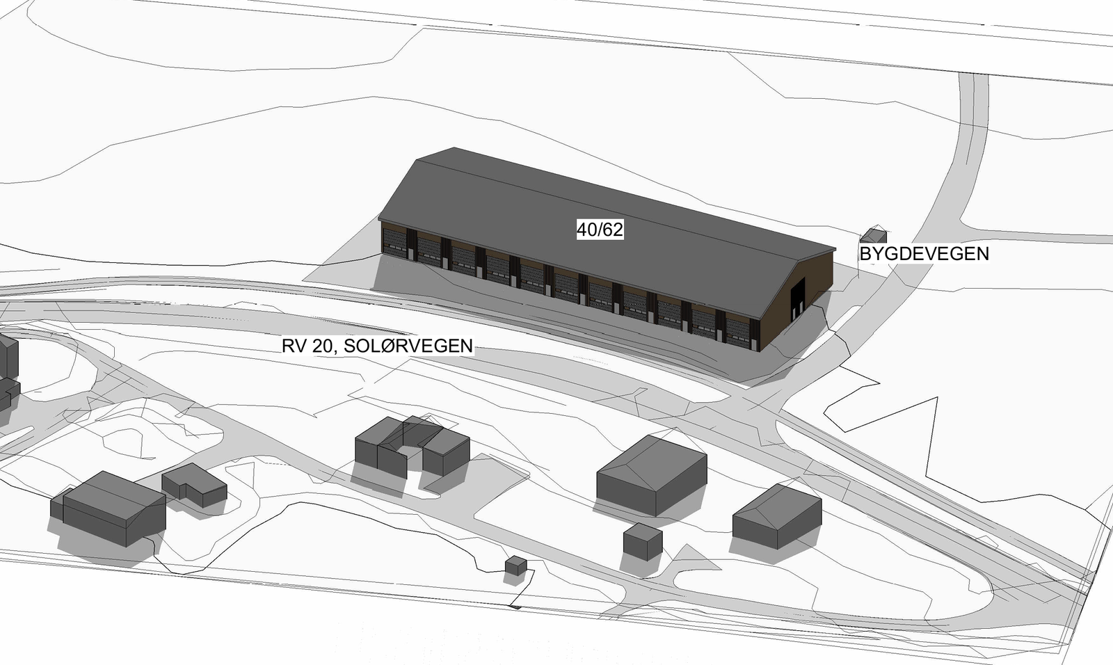 Godkjent lagerbygg med 22 stk enheter Galleribilde