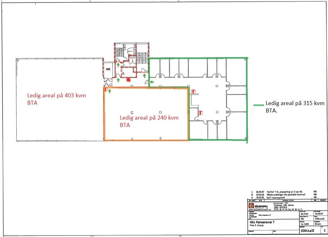 Planløsning 2.etg. Galleribilde