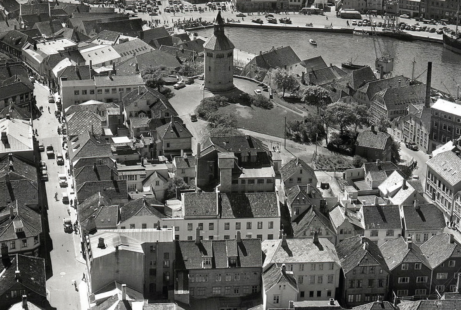 Historisk bilde fra 1950-tallet Galleribilde