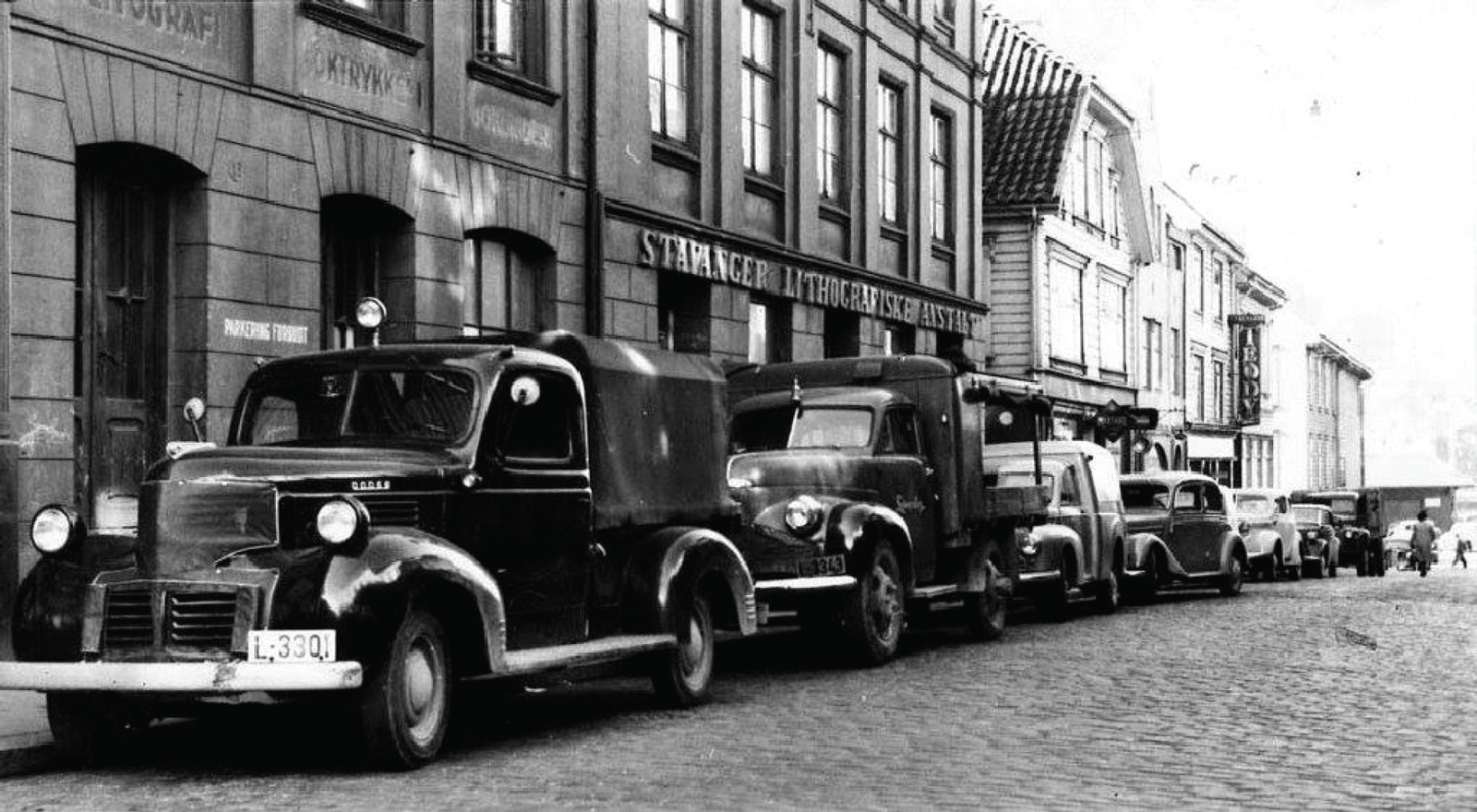 Historisk bilde fra 1950-tallet Galleribilde