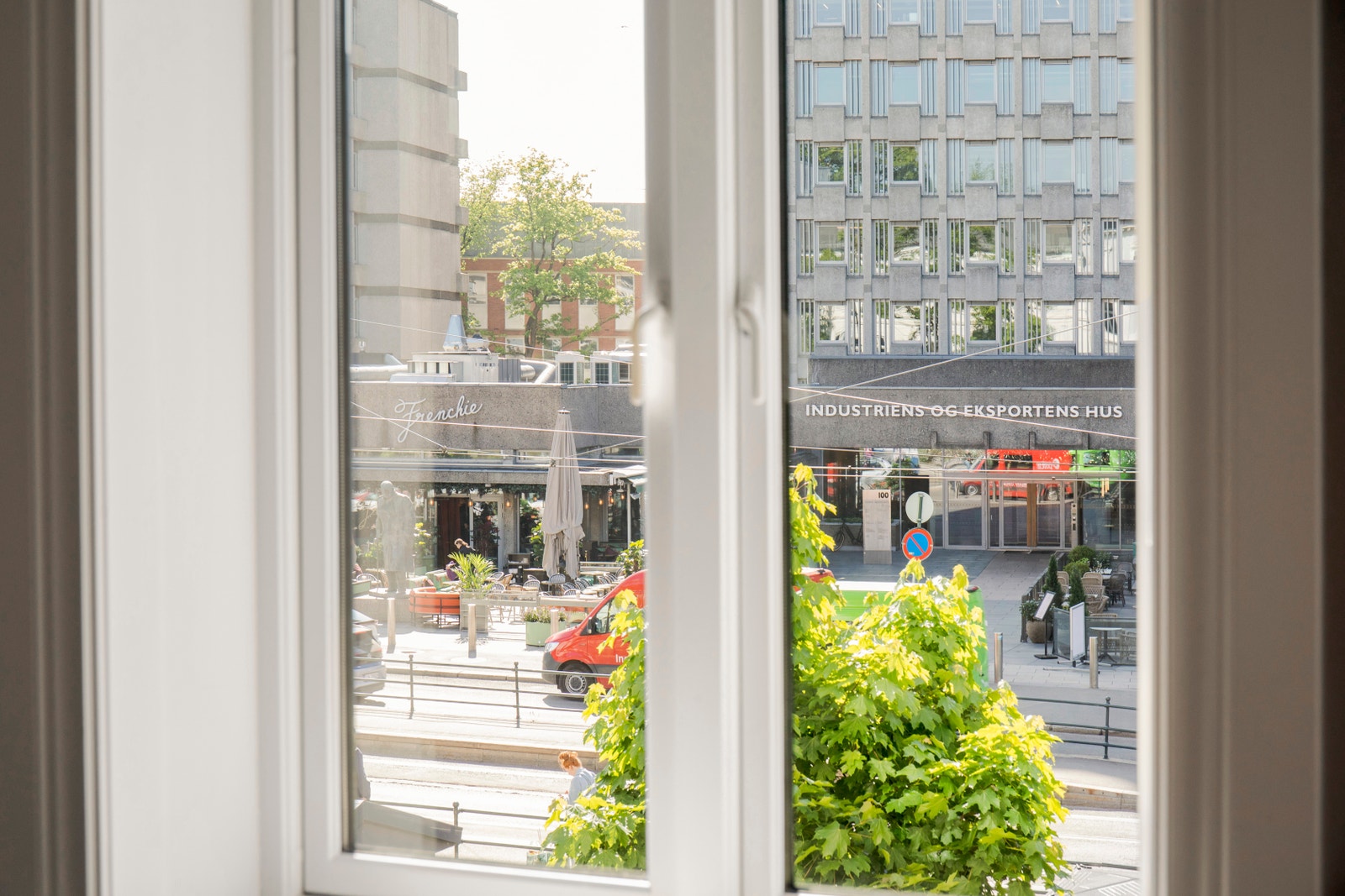 Utsikt fra lokalet. Galleribilde