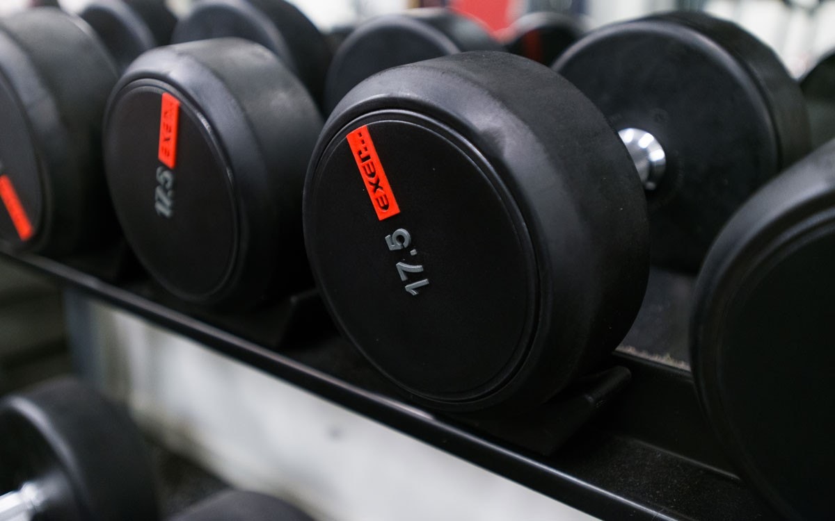 Eget treningsstudio som er tilgjengelig for leietakerne. Galleribilde