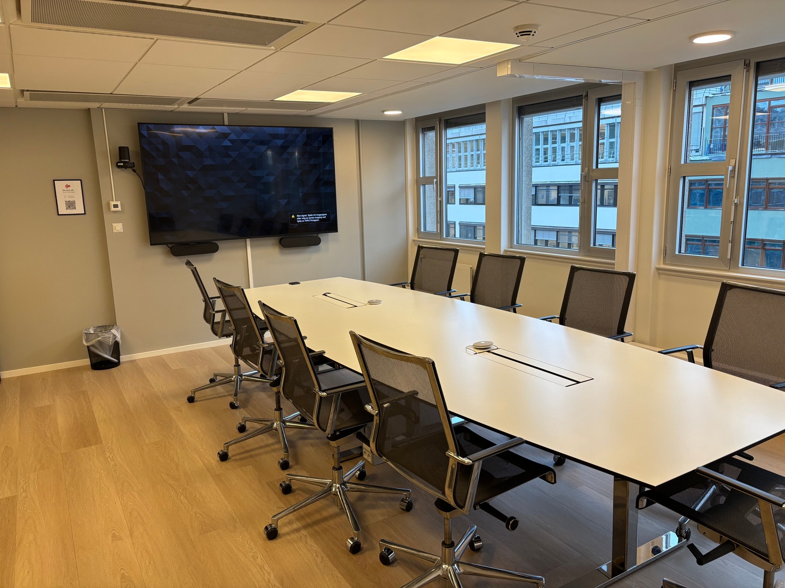 Felles møterom, 5 møterom totalt Galleribilde