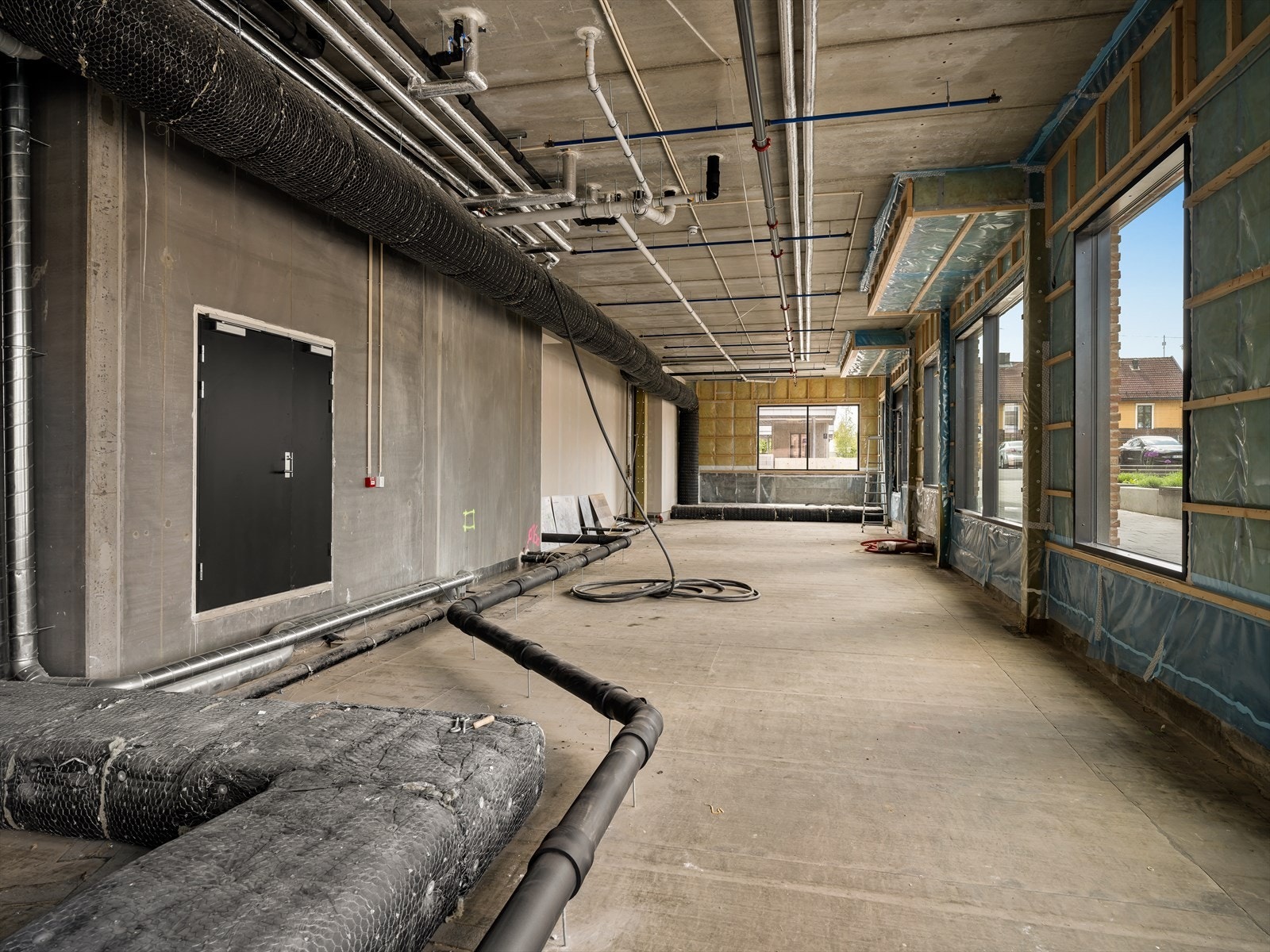 Gulvet er ikke støpt for å gi fleksibel utnyttelse for eier Galleribilde