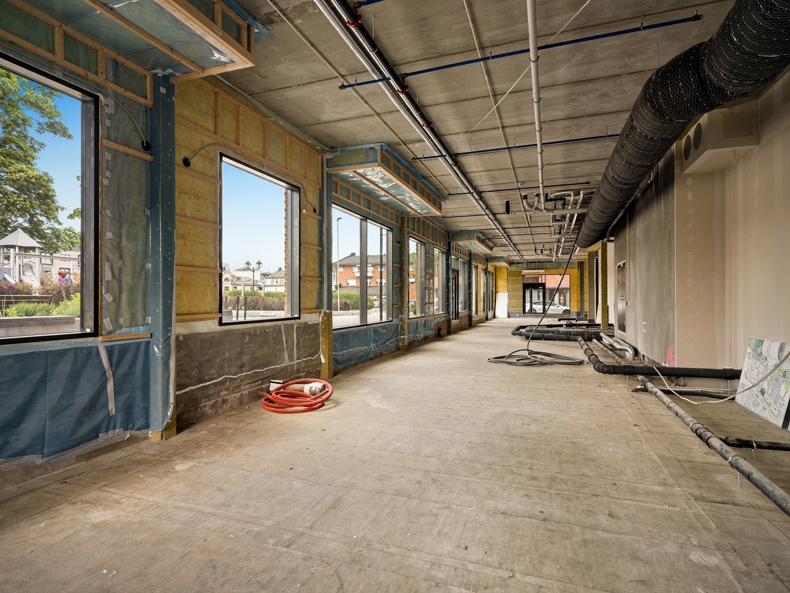 Gulvet er ikke støpt for å gi fleksibel utnyttelse for eier Galleribilde