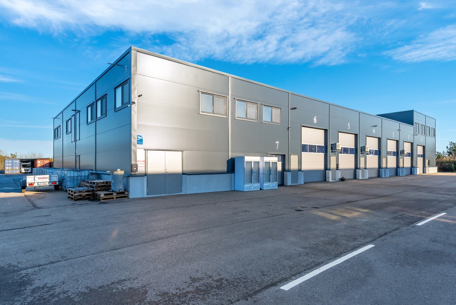 Lageret har to separate innganger med flere muligheter. Galleribilde