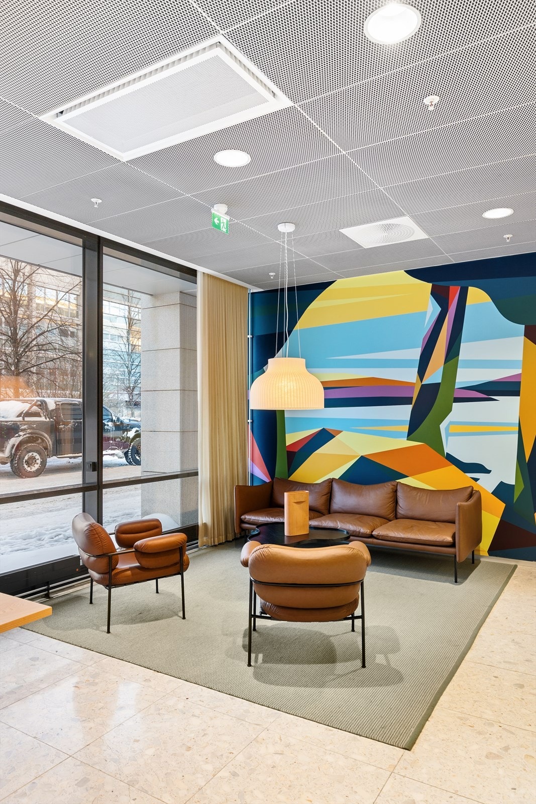 .. og hyggelige lounge grupper. Galleribilde