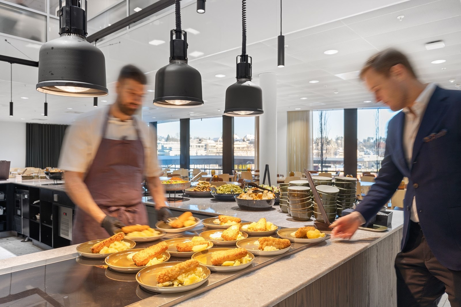 .. og et attraktrivt bespisningstilbud. Galleribilde