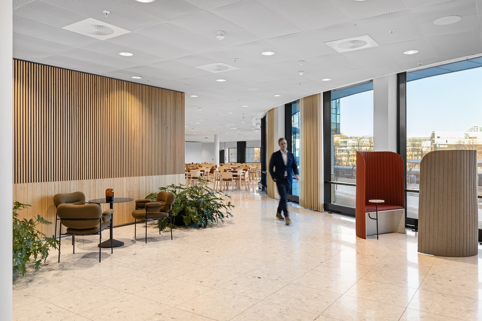 Fellesarealene har delikate overflater. Galleribilde