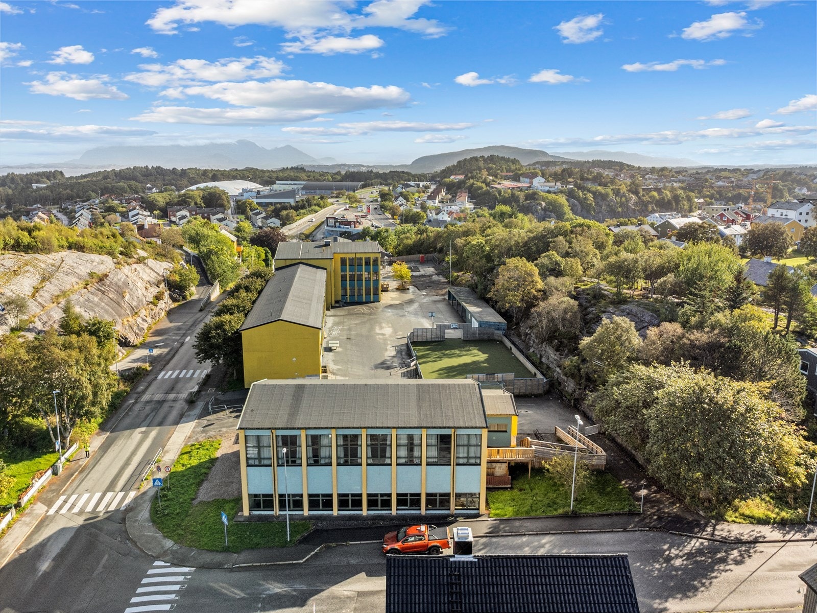 Dronefoto Galleribilde