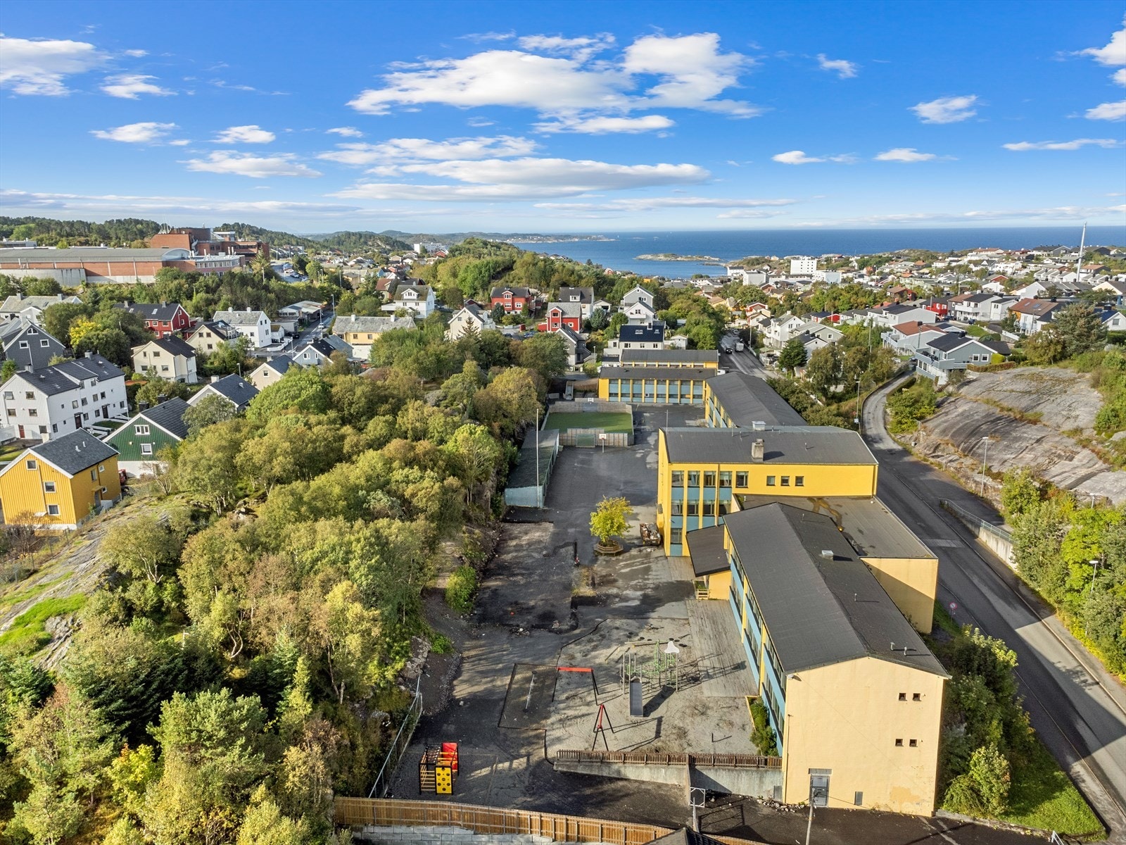 Dronefoto Galleribilde