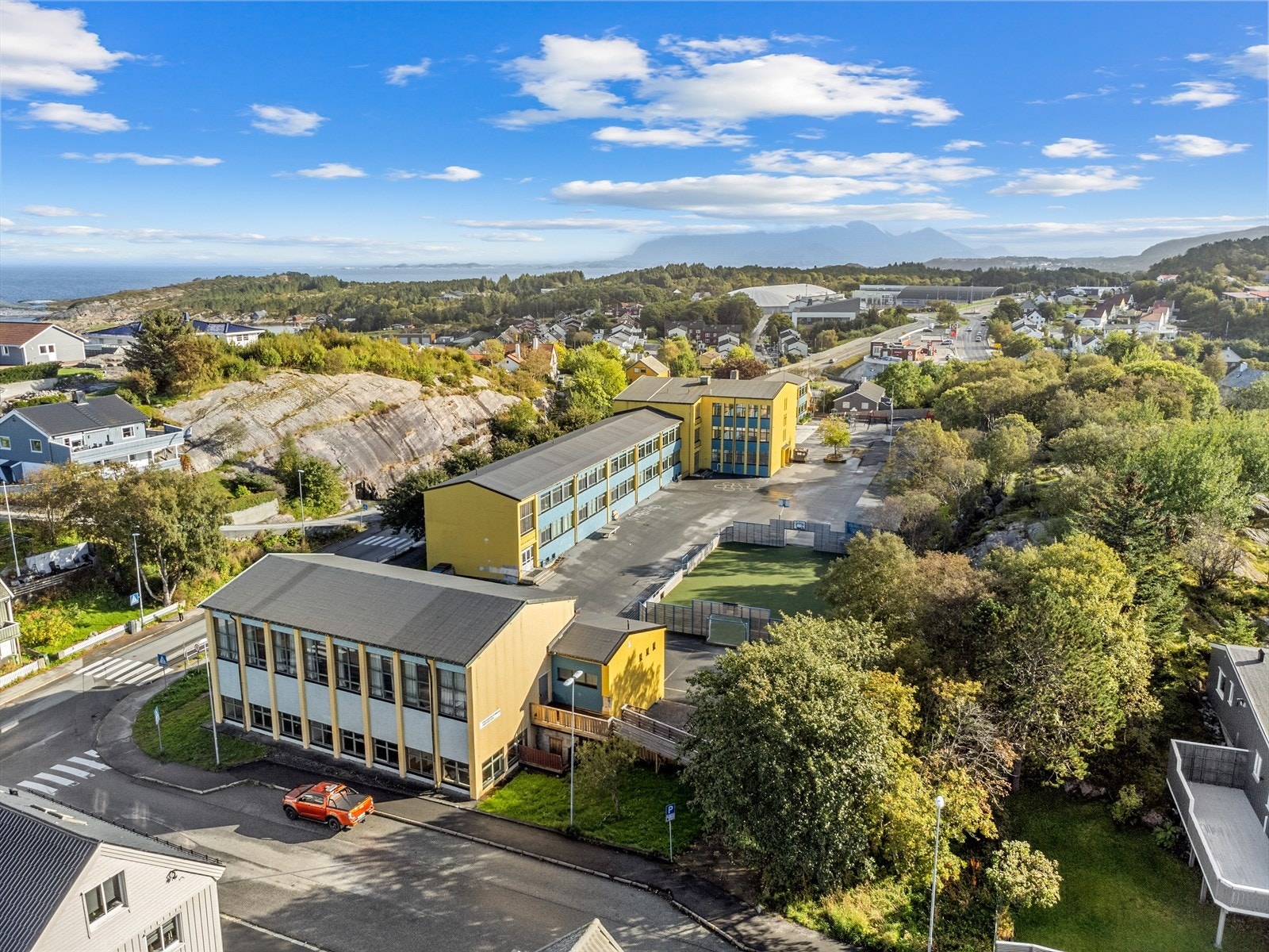 Dronefoto Galleribilde