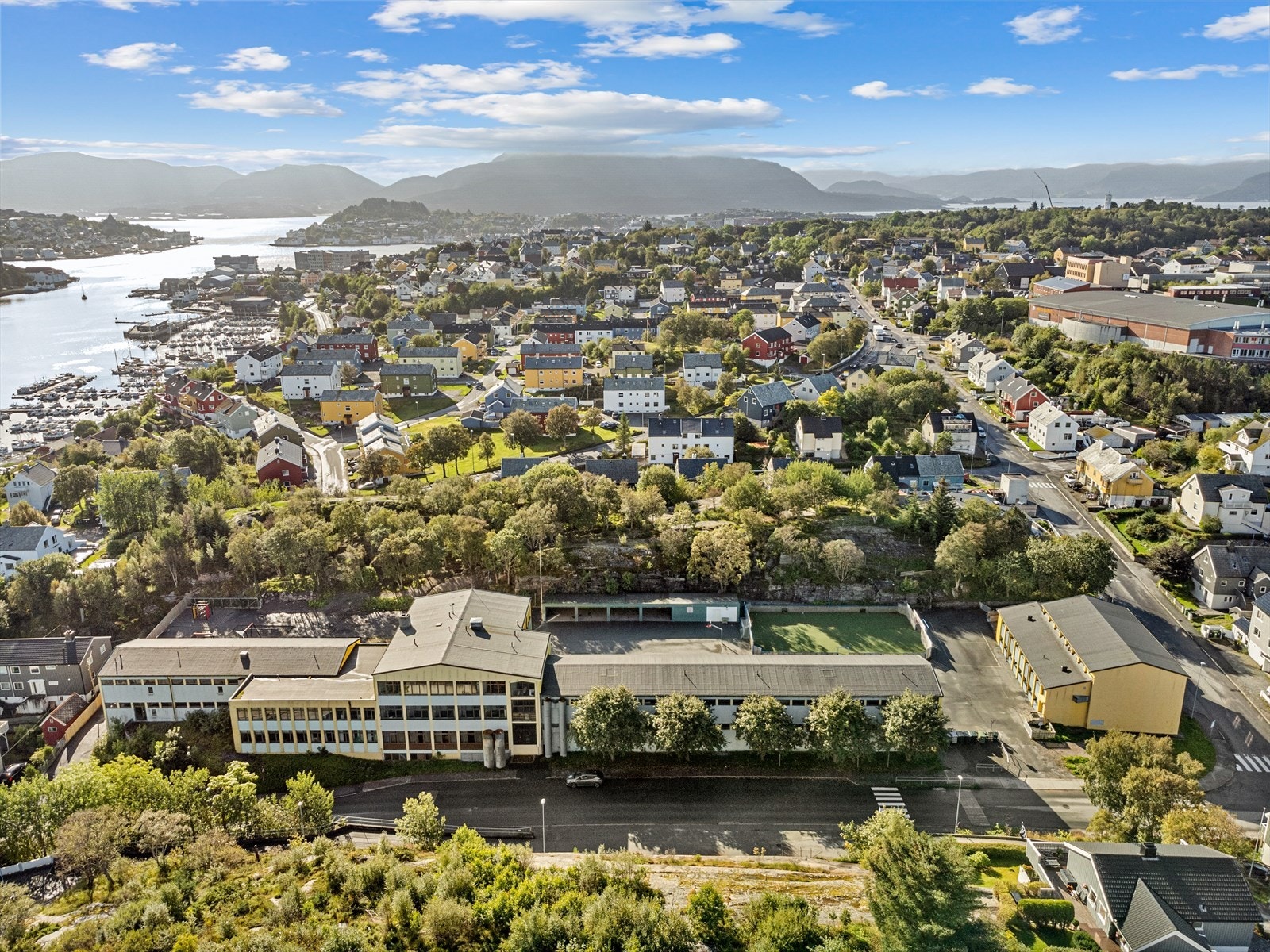 Dronefoto Galleribilde