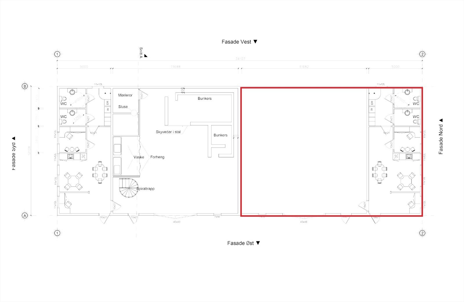 Plantegning Galleribilde