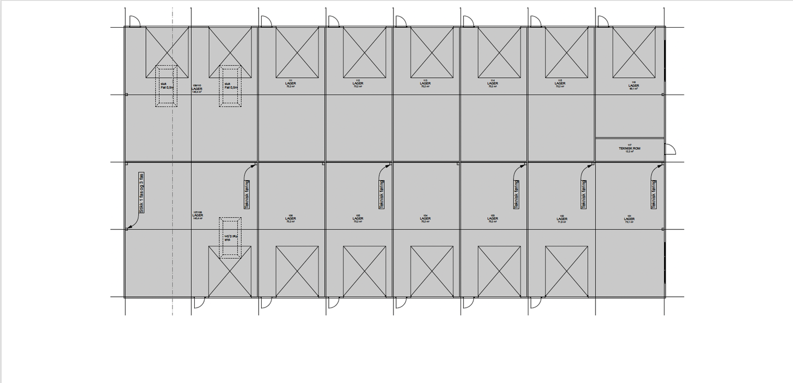 Plantegning Galleribilde