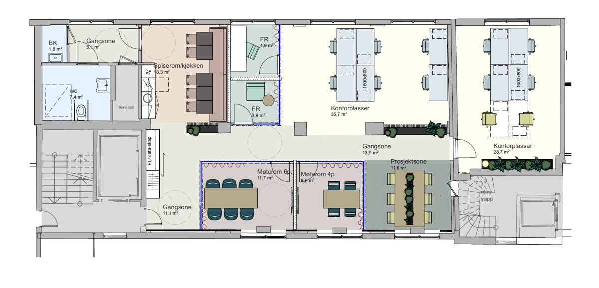 Forslag på møblering/innredning 5 Galleribilde