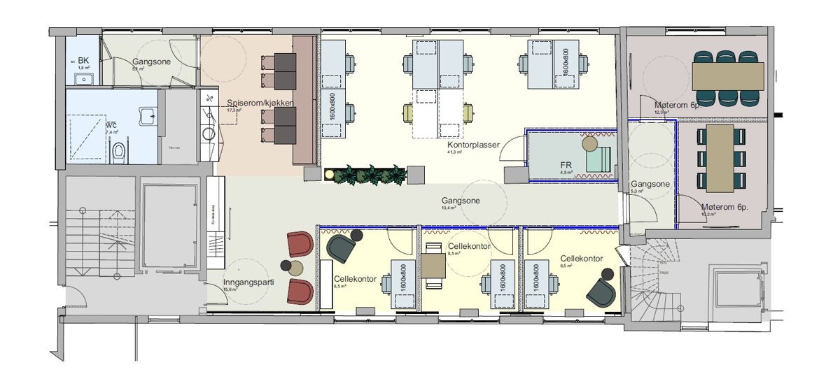 Forslag på møblering/innredning 3 Galleribilde