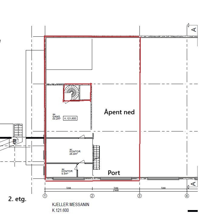 Planskisse verksted-vaskehall med kontorer mesaninetasje.jpg Galleribilde