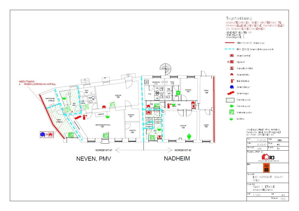 Planløsning 1.etg. Galleribilde