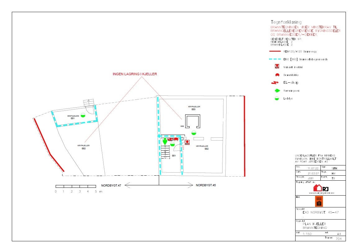 Planløsning kjeller Galleribilde