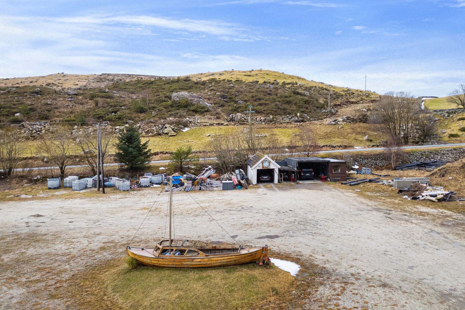 Gårdsrom Galleribilde