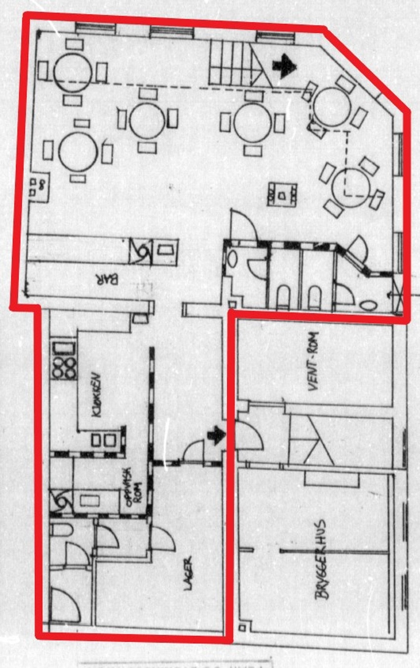 Plantegning første etasje - Vi gjør oppmerksom på at det kan være avvik fra tegning Galleribilde