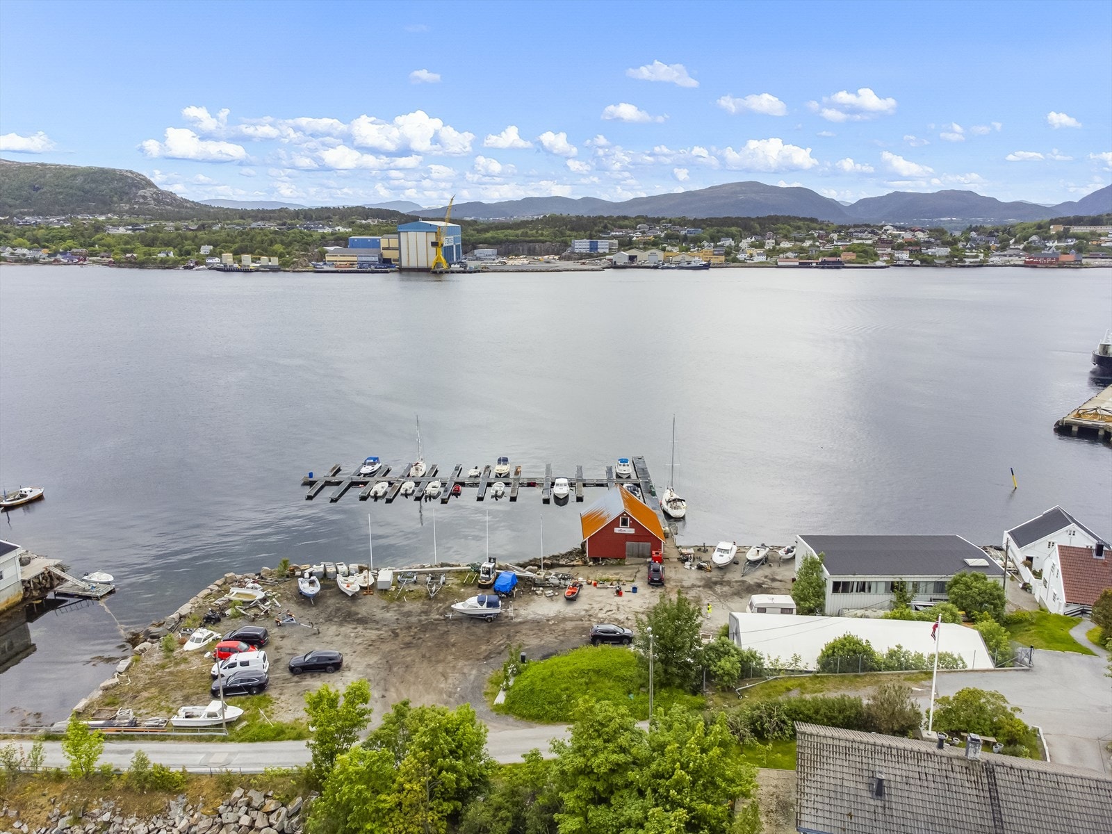 Dronefoto Galleribilde