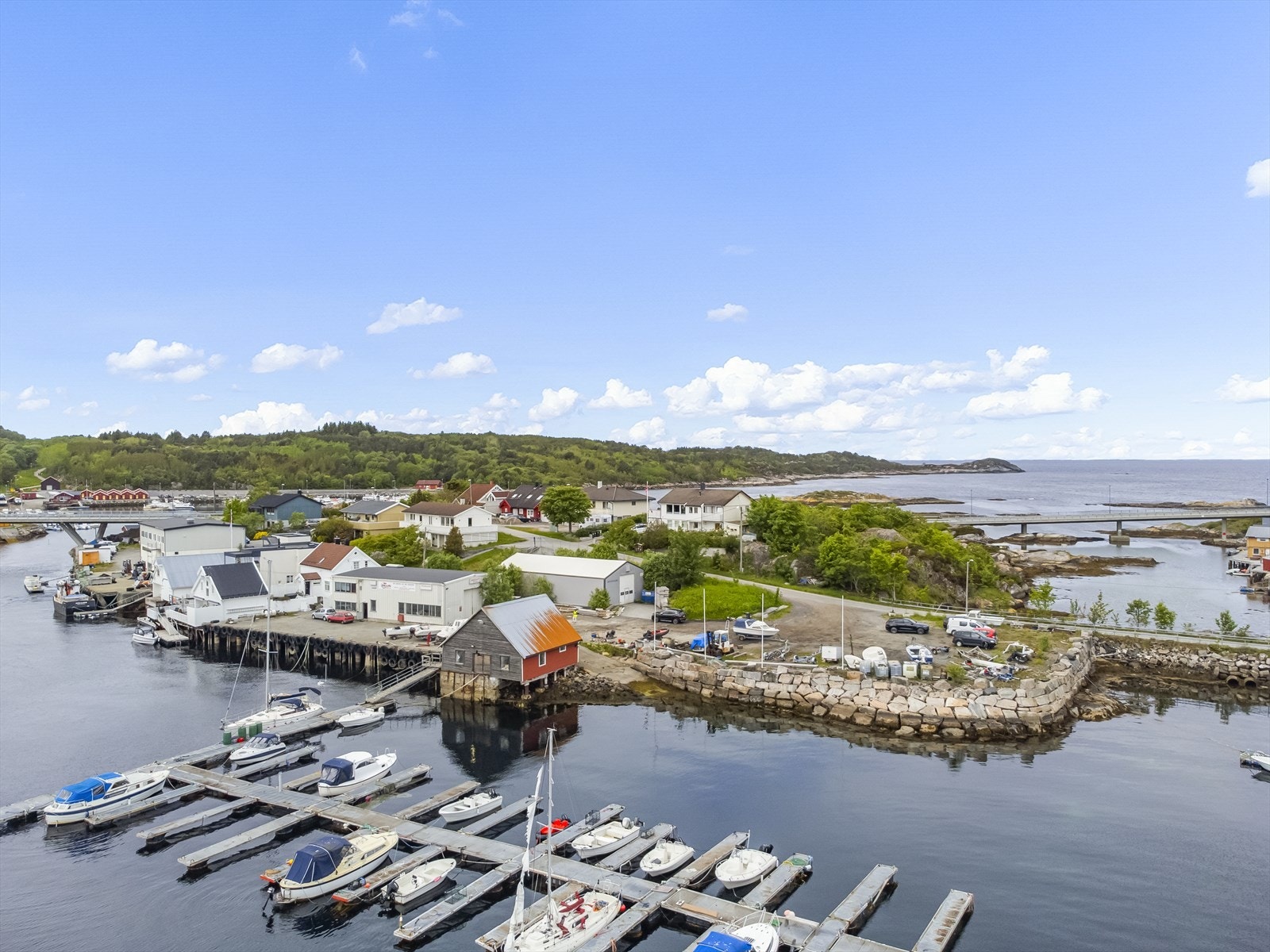 Dronefoto Galleribilde