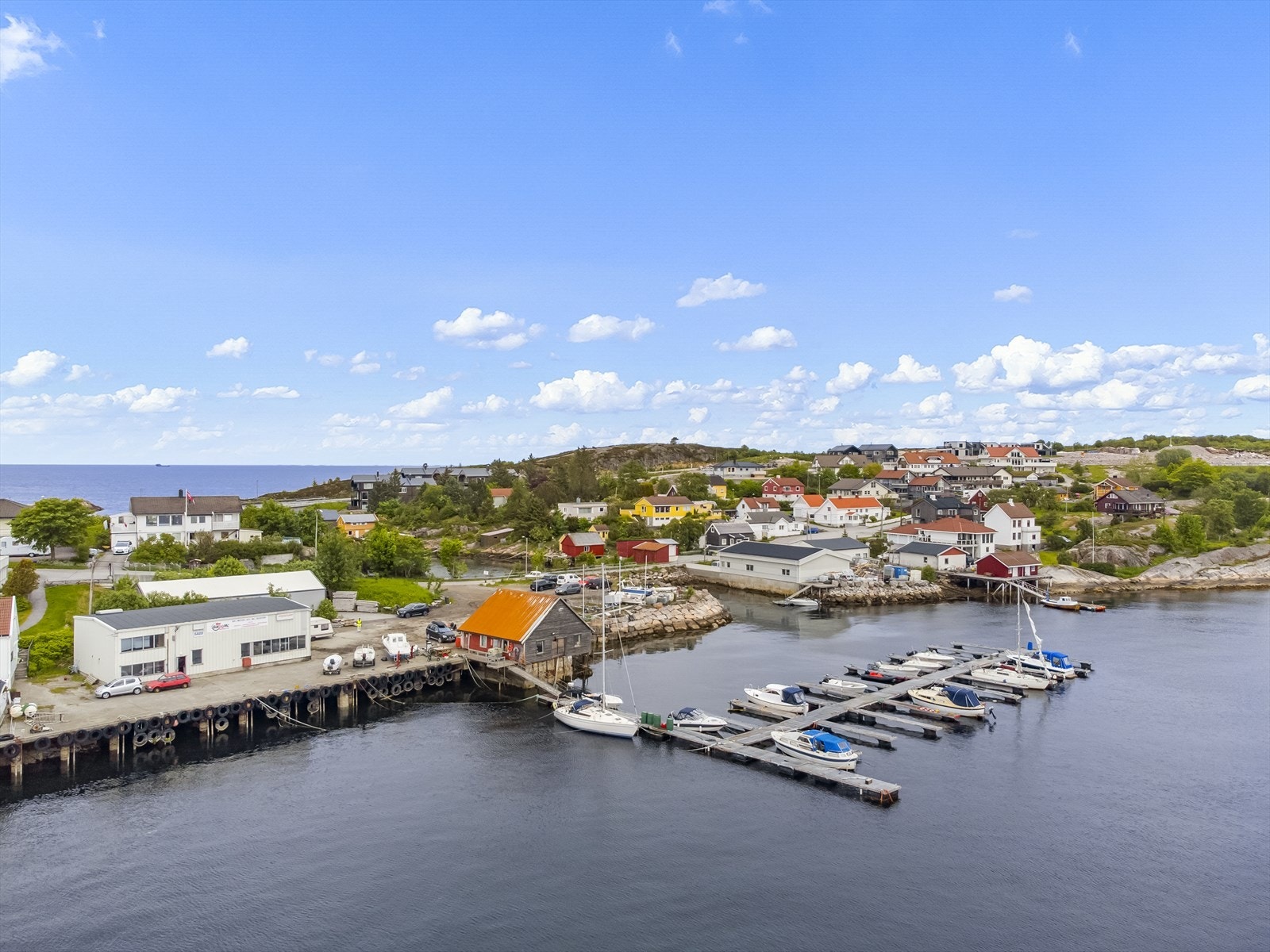 Dronefoto Galleribilde