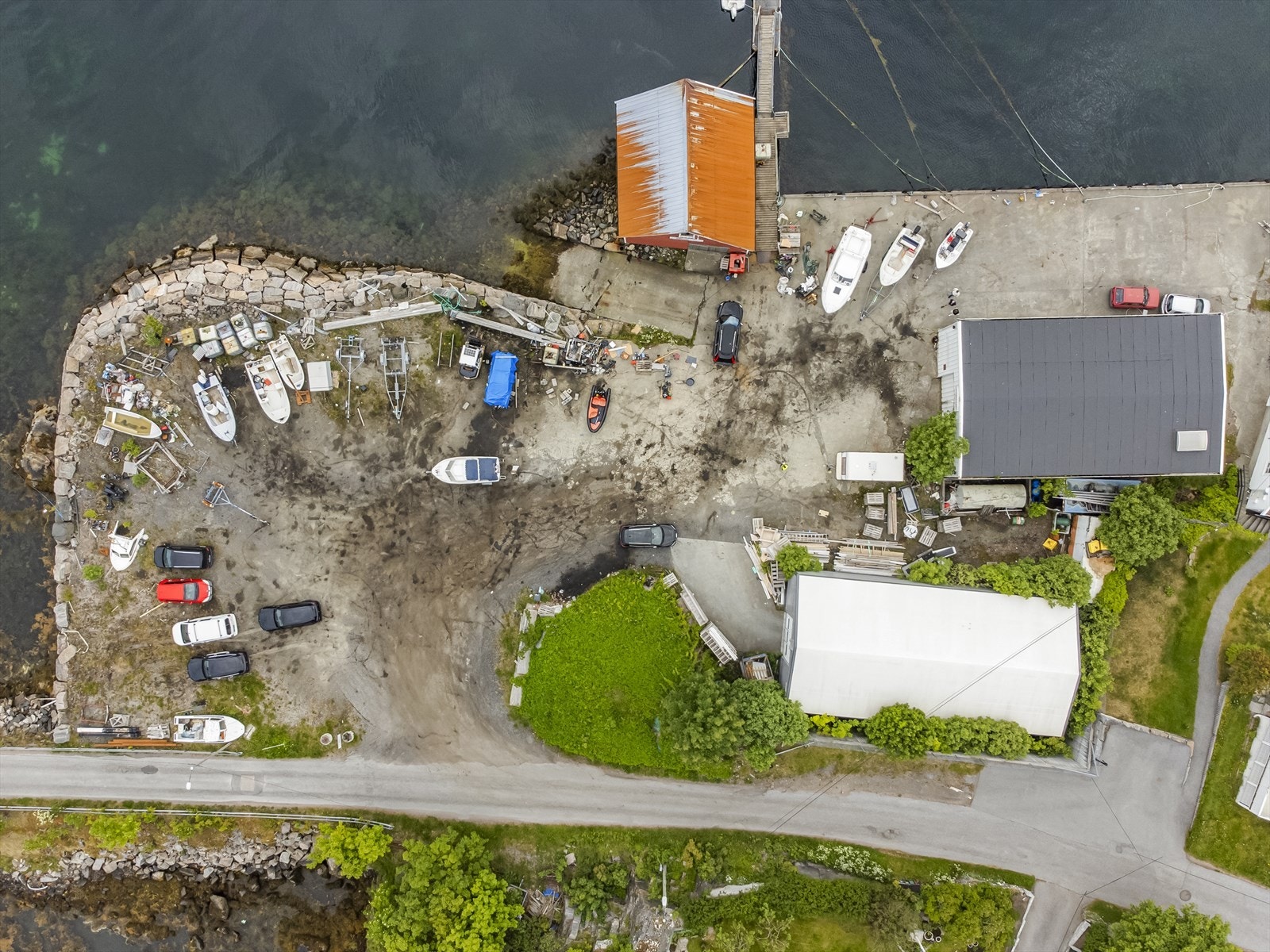 Dronefoto Galleribilde