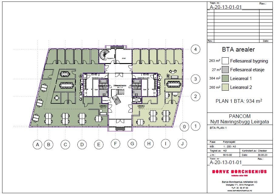Plantegning - 1 etg Galleribilde