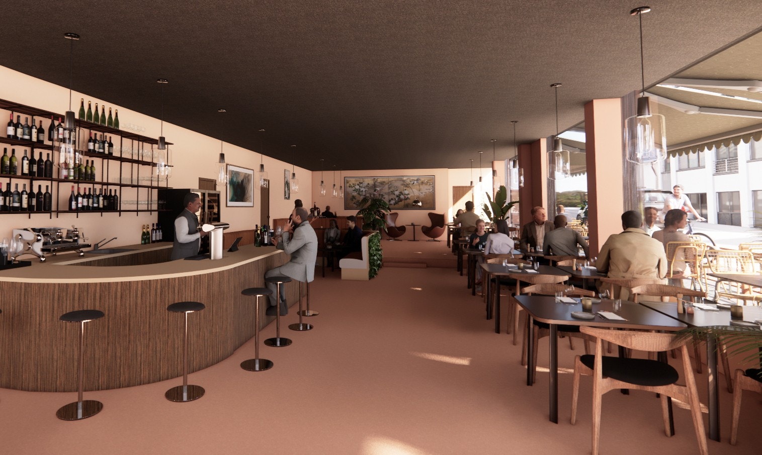 Mulighet for stor vinbar eller restaurant Galleribilde