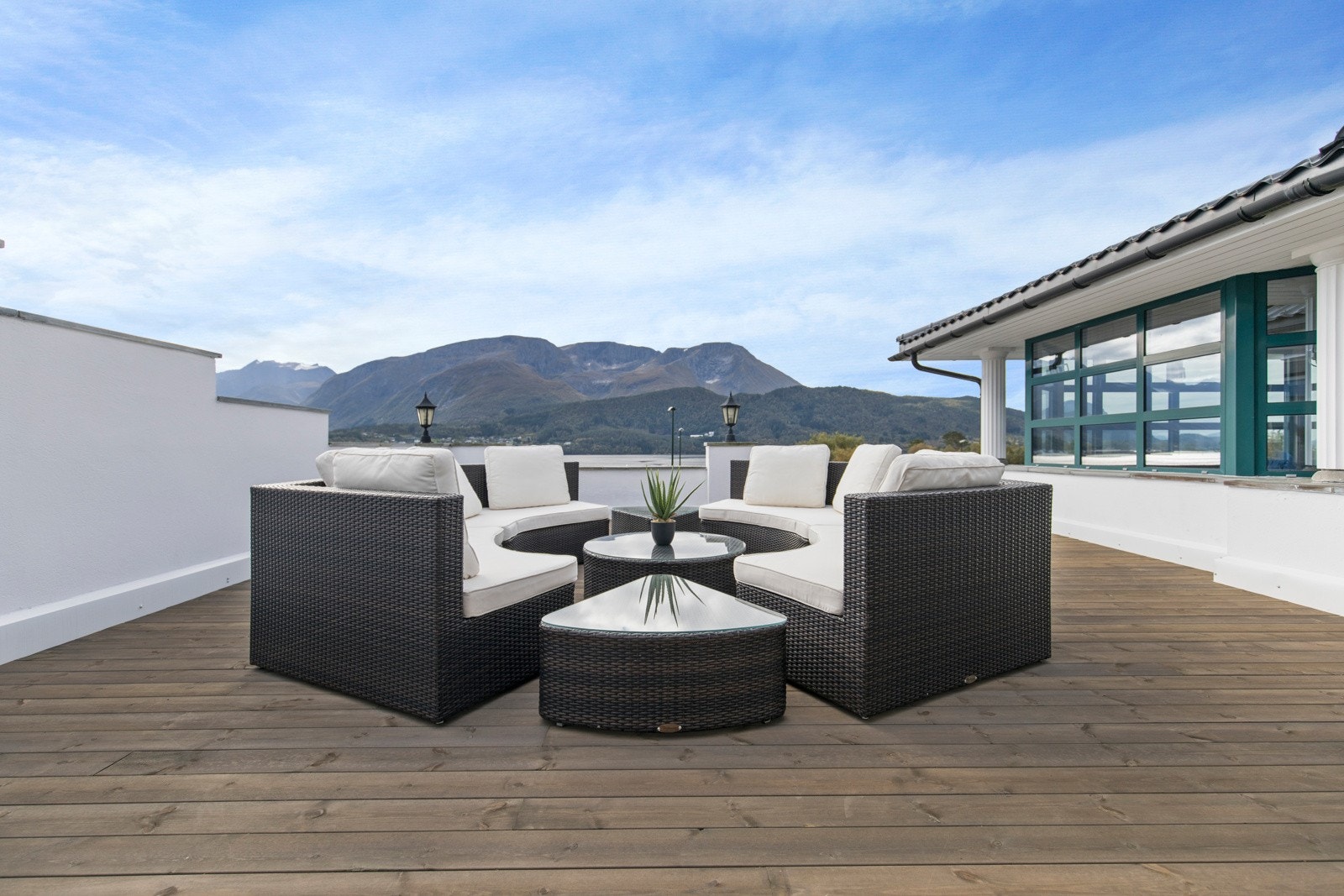 Her kan panoramautsikten nytes til det fulle. Galleribilde