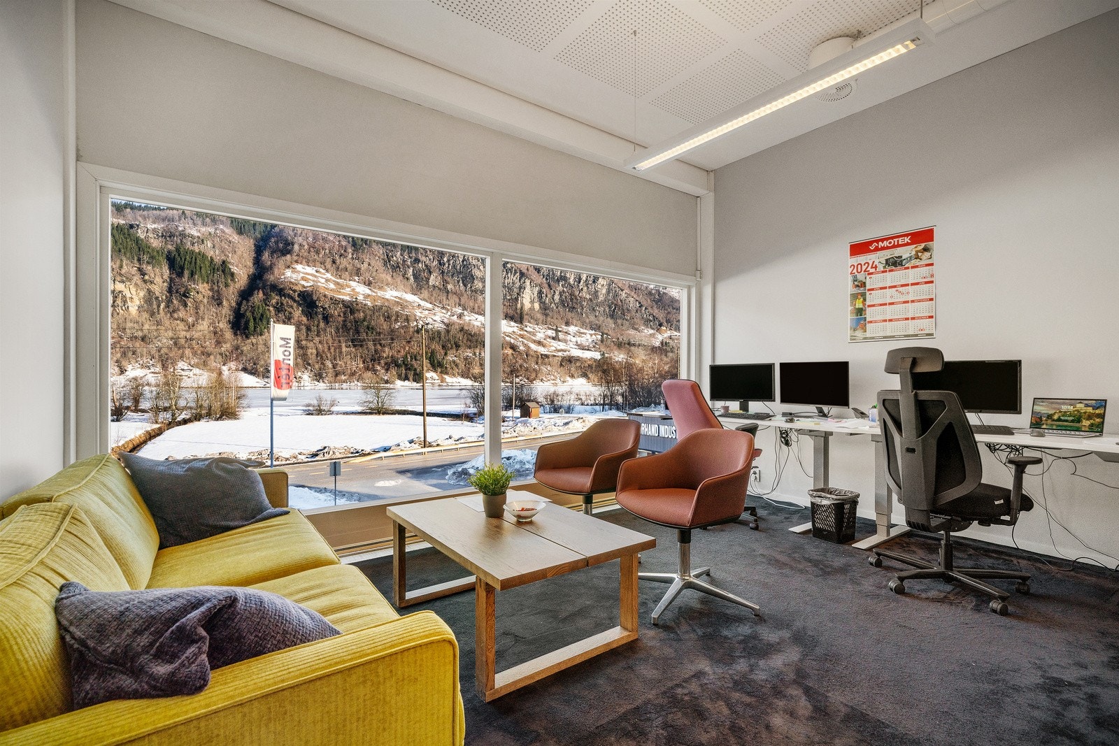 Flotte kontorarealer innredet for fleksibiltet Galleribilde