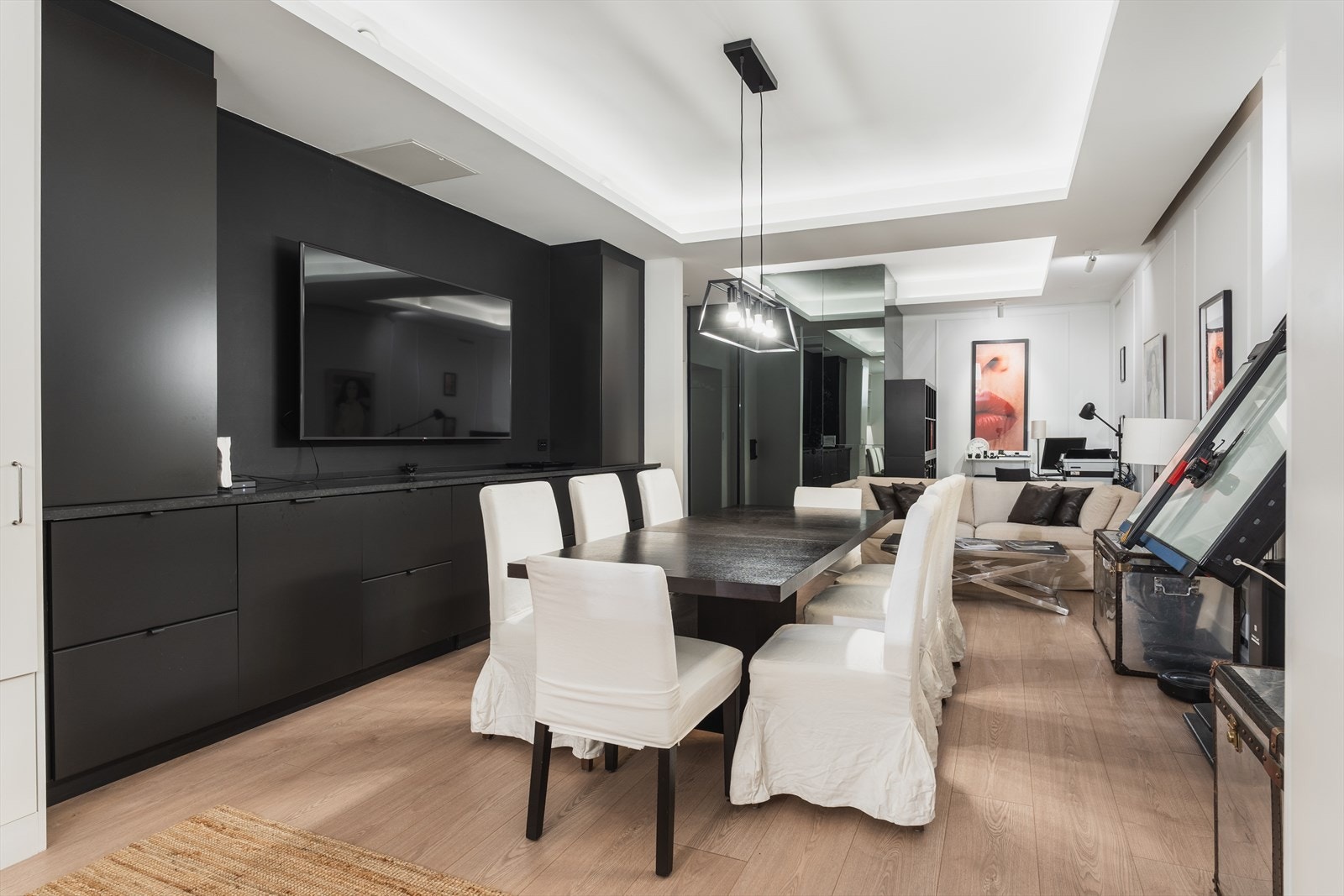 Planløsningen byr på mulighet for mange gode soner. Galleribilde