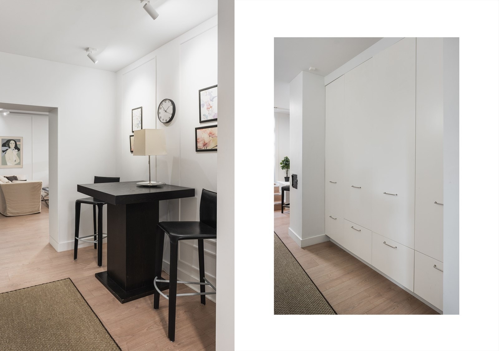 Prakrisk med plass til bord i entré. Galleribilde