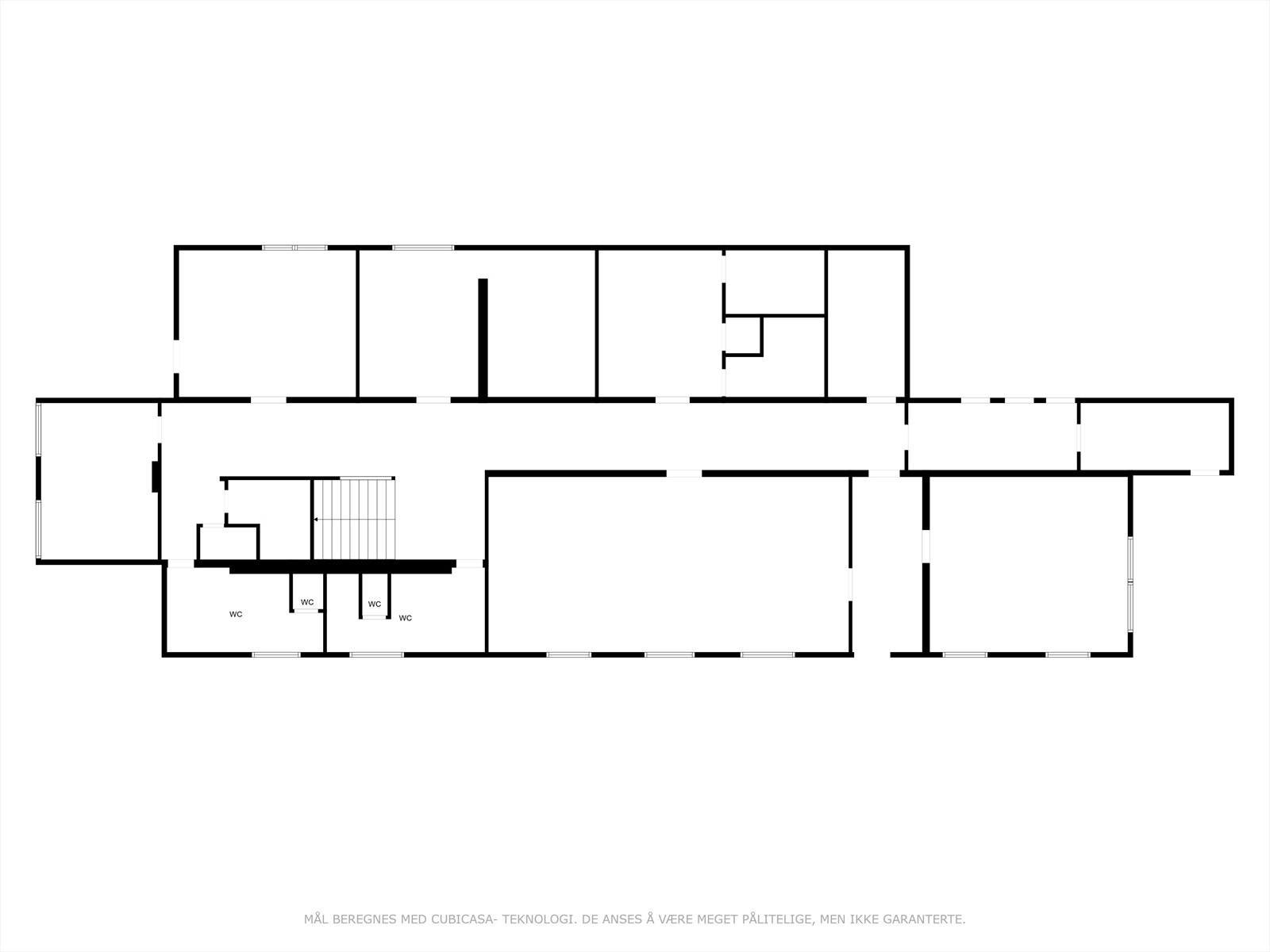 Plantegning underetasje Galleribilde
