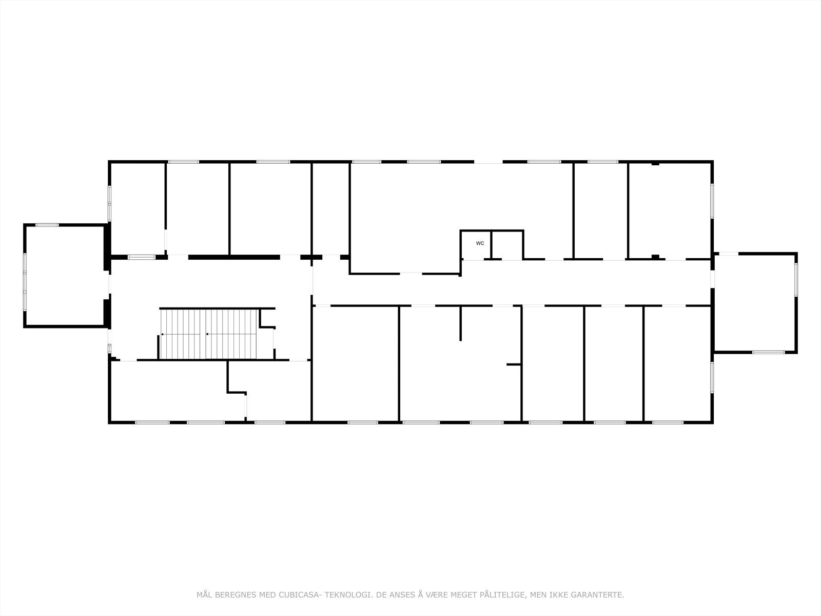 Plantegning 1. etasje Galleribilde